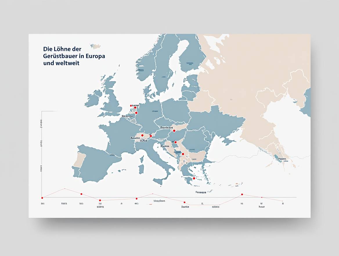 Die Löhne der Gerüstbauer in Europa und weltweit