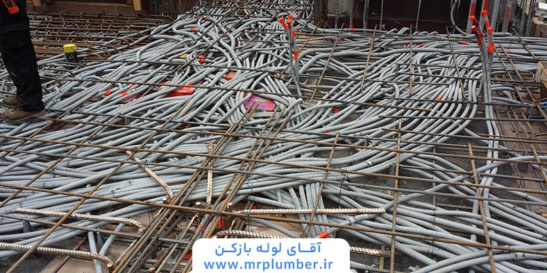 روش های حرفه ای باز کردن لوله برق گرفته با سیمان